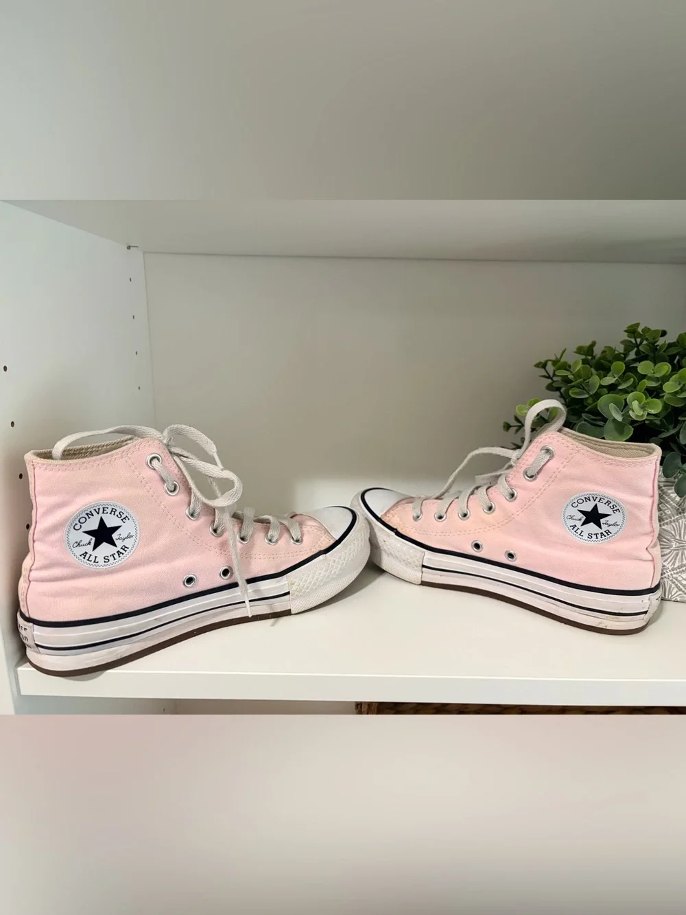 Converse Kids Pink High Top Sneakers
